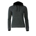 Anthrazit - Front - Clique - "Classic" Kapuzenpullover für Damen