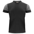 Schwarz-Anthrazit - Front - Printer - "Prime" T-Shirt für Herren