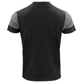 Schwarz-Anthrazit - Back - Printer - "Prime" T-Shirt für Herren