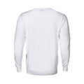 Weiß - Back - Printer - "Forehand" Sweatshirt V-Ausschnitt für Herren