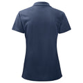 Marineblau - Back - Projob - Poloshirt für Damen