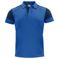 Marineblau-Kobaltblau - Front - Printer - "Prime" Poloshirt für Herren