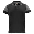 Schwarz-Anthrazit - Front - Printer - "Prime" Poloshirt für Herren