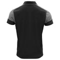 Schwarz-Anthrazit - Back - Printer - "Prime" Poloshirt für Herren