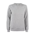 Grau meliert - Front - Clique - "Premium" Sweatshirt Rundhalsausschnitt für Damen