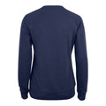 Dunkel-Marineblau - Back - Clique - "Premium" Sweatshirt Rundhalsausschnitt für Damen