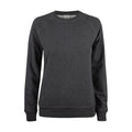 Anthrazit meliert - Front - Clique - "Premium" Sweatshirt Rundhalsausschnitt für Damen