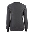 Anthrazit meliert - Back - Clique - "Premium" Sweatshirt Rundhalsausschnitt für Damen