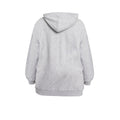 Grau meliert-Weiß - Back - Umbro - "Club Leisure" Hoodie mit durchgehendem Reißverschluss für Damen