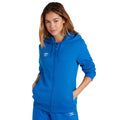 Königsblau-Weiß - Pack Shot - Umbro - "Club Leisure" Hoodie mit durchgehendem Reißverschluss für Damen