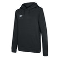 Schwarz-Weiß - Front - Umbro - "Club Leisure" Kapuzenpullover für Damen