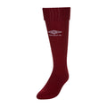 Weinrot - Front - Umbro - "Classico" Socken für Kinder