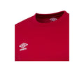 Zinnoberrot - Side - Umbro - "Club" Trikot für Jungen Langärmlig