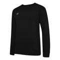 Schwarz-Weiß - Front - Umbro - "Club Leisure" Sweatshirt für Herren