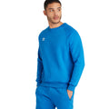 Königsblau-Weiß - Pack Shot - Umbro - "Club Leisure" Sweatshirt für Herren