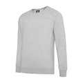 Grau meliert-Weiß - Front - Umbro - "Club Leisure" Sweatshirt für Herren