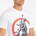 Weiß - Side - Umbro - "Line Out" T-Shirt für Herren
