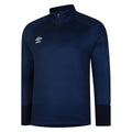 Marineblau-Dunkel-Marineblau-Weiß - Front - Umbro - "Total Training" Trainingsjacke für Herren