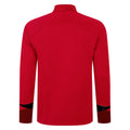 Zinnoberrot-Rad Rot -Schwarz - Back - Umbro - "Total Training" Trainingsjacke für Herren