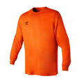 Leuchtend Orange - Front - Umbro - "Club" Trikot für Herren  Langärmlig