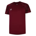 Weinrot-Weiß - Front - Umbro - "Atlas" Trikot für Kinder