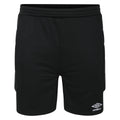 Schwarz - Front - Umbro - "Kinetic" Torwartshorts für Herren