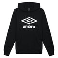 Schwarz - Front - Umbro - Kapuzenpullover für Herren