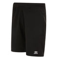 Schwarz-Weiß - Front - Umbro - "Pro" Shorts für Herren