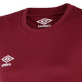 Weinrot - Side - Umbro - "Club" Trikot für Damen