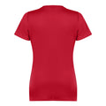 Zinnoberrot - Back - Umbro - "Club" Trikot für Damen