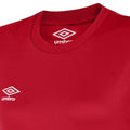 Zinnoberrot - Side - Umbro - "Club" Trikot für Damen