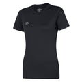 Schwarz - Front - Umbro - "Club" Trikot für Damen