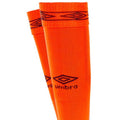 Leuchtend Orange-Schwarz - Side - Umbro - "Diamond" Fußballsocken