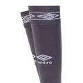 Kohlen-Schwarz-Weiß - Side - Umbro - "Diamond" Fußballsocken