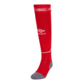 Zinnoberrot-Weiß - Back - Umbro - "Diamond" Fußballsocken