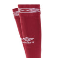 Weinrot-Weiß - Side - Umbro - "Diamond" Fußballsocken