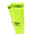 Sicherheits-Gelb-Kohlen-Schwarz - Side - Umbro - "Diamond" Fußballsocken