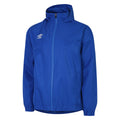 Königsblau-Weiß - Front - Umbro - "Total Training" Jacke, wasserfest für Kinder