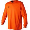 Leuchtend Orange - Front - Umbro - "Club" Trikot für Herren Langärmlig