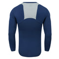 Marineblau - Back - Umbro - "Elite" Base Layer Oberteil V-Ausschnitt für Herren