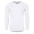 Weiß - Front - Umbro - "Elite" Base Layer Oberteil V-Ausschnitt für Herren