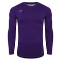 Leuchtend Lila - Front - Umbro - "Elite" Base Layer Oberteil V-Ausschnitt für Herren