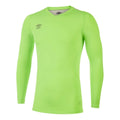 Weinrot - Front - Umbro - "Elite" Base Layer Oberteil V-Ausschnitt für Herren