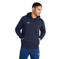 Marineblau-Weiß - Side - Umbro - "Club Leisure" Kapuzenpullover für Herren