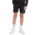 Schwarz-Weiß - Side - Umbro - "Club Leisure" Shorts für Kinder