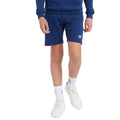 Marineblau-Weiß - Side - Umbro - "Club Leisure" Shorts für Kinder