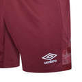 Weinrot - Side - Umbro - "Vier" Shorts für Herren