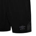 Schwarz-Kohlen-Schwarz - Side - Umbro - "Vier" Shorts für Herren