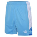 Himmelblau-Weiß - Front - Umbro - "Vier" Shorts für Herren