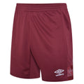 Weinrot - Front - Umbro - "Vier" Shorts für Herren